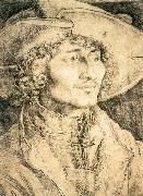 Albrecht Durer Portrait of a Young Man oil painting artist